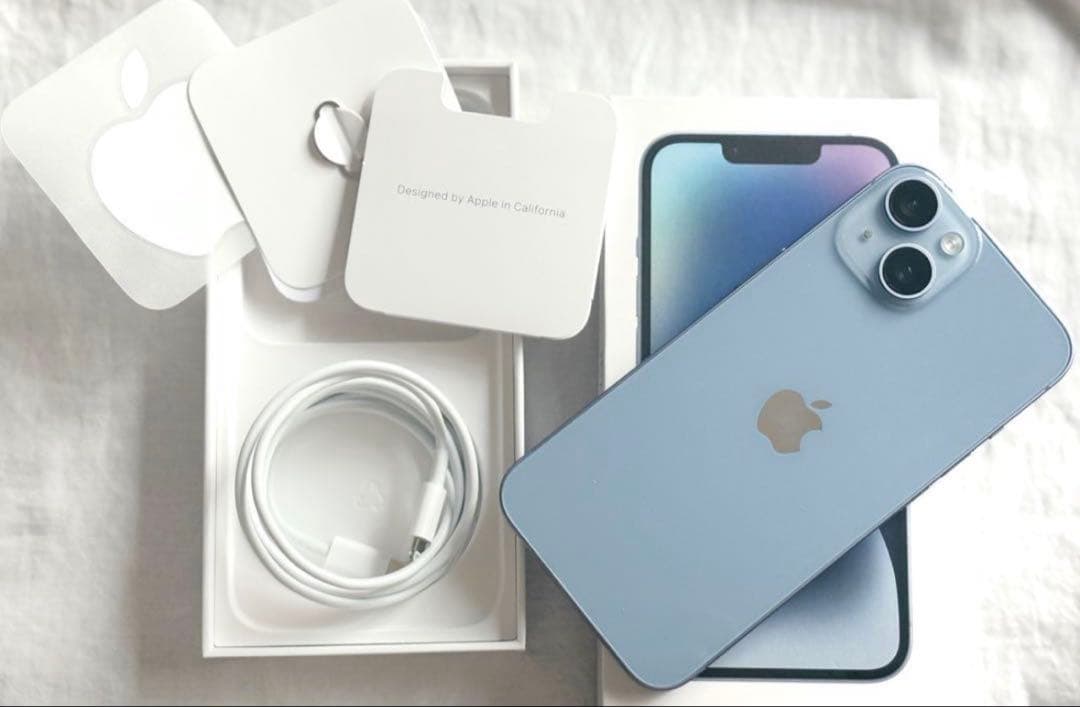 iPhone 14 128GB ⭐︎きれいめ⭐︎ 備品付＊必ず説明読んでください＊