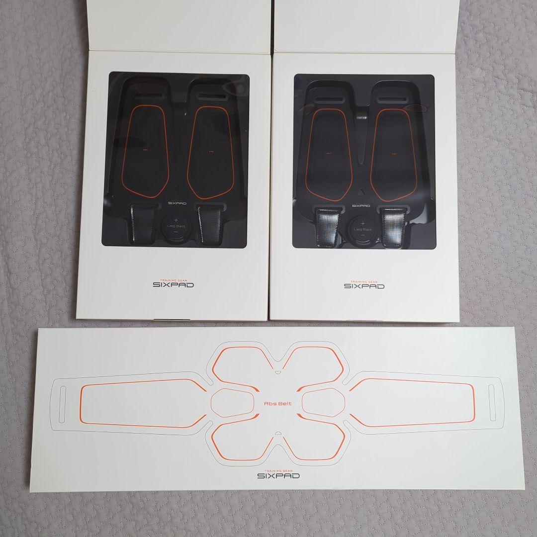 新品未開封 正規品 SIXPAD レッグベルト✕2・アブスベルトセット EMS