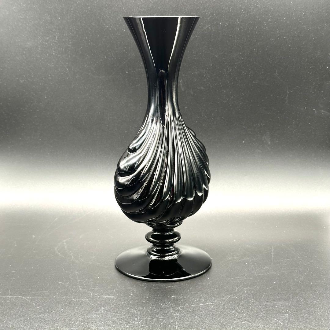 Baccarat バカラ プリマベーラ フラワーベース 花瓶 ブラッククリスタル