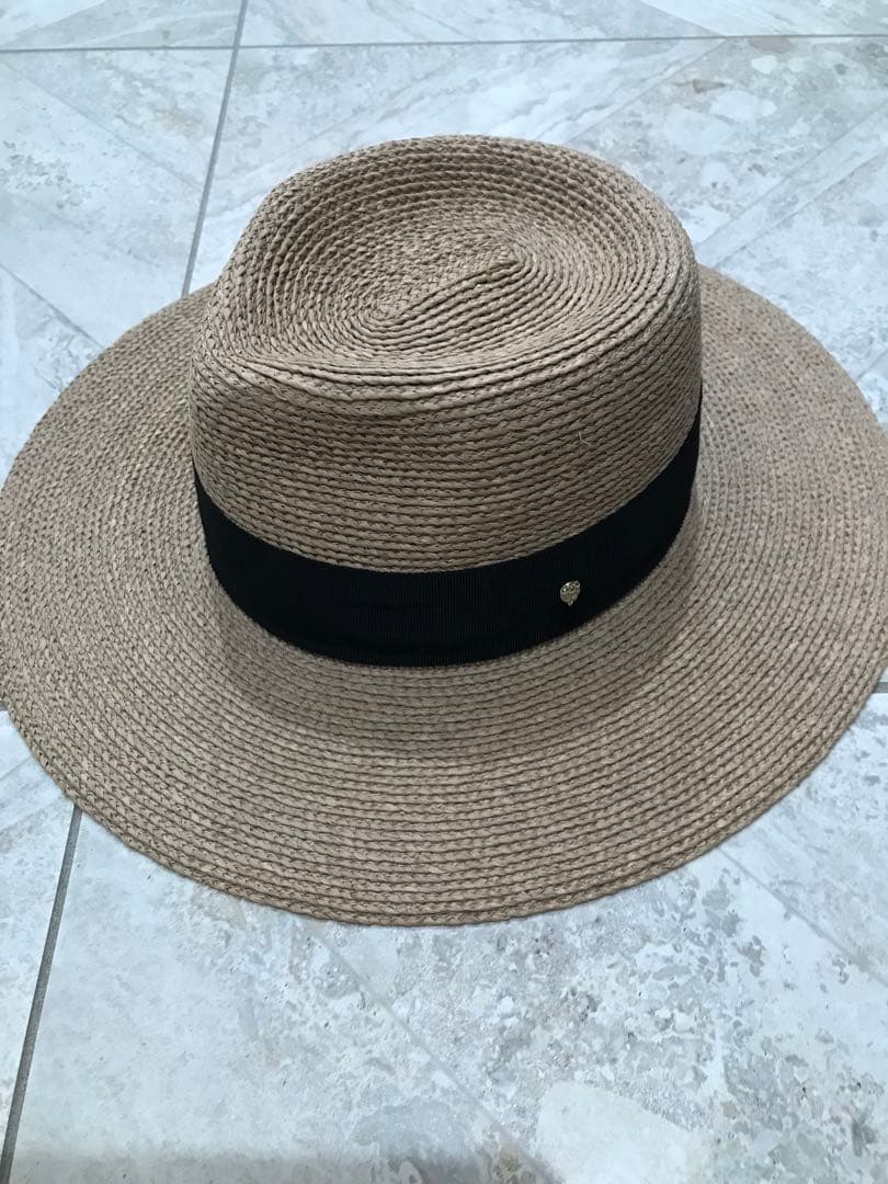 新品　ヘレンカミンスキー ラフィアハット Plath リボンブラック