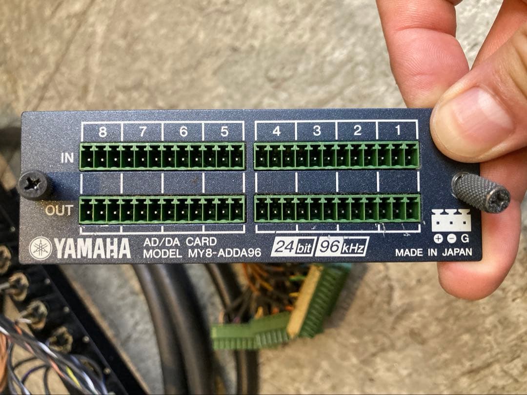 YAMAHA MY8-ADDA96 XLR In/Out 加工済み ケーブル付