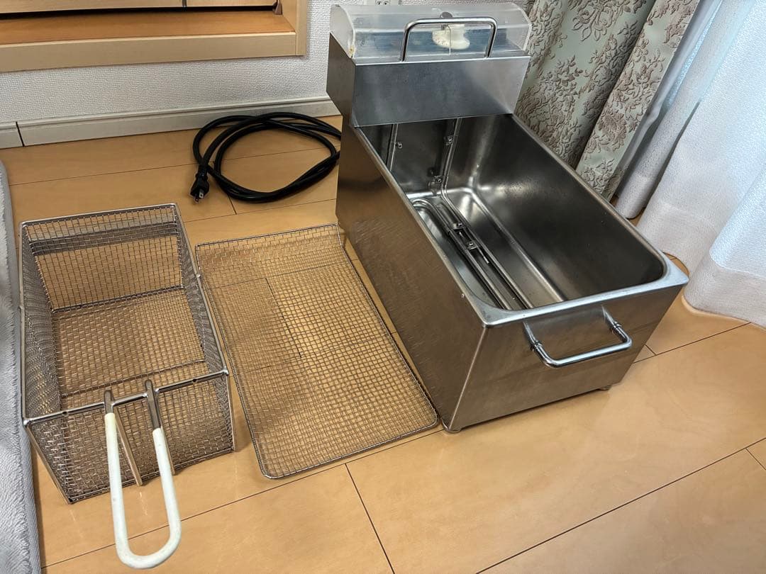 業務用　ニチワ電機　電気フライヤー　MMF-8 8L 100V