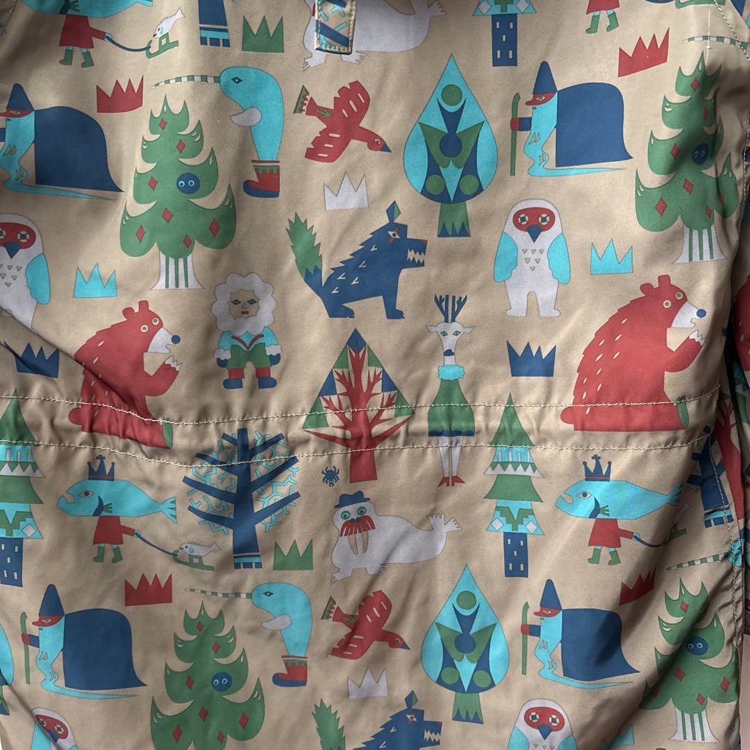 Ne-net ネネット絵本作家ツペラツペラさんとのコラボ もりのなかコート M