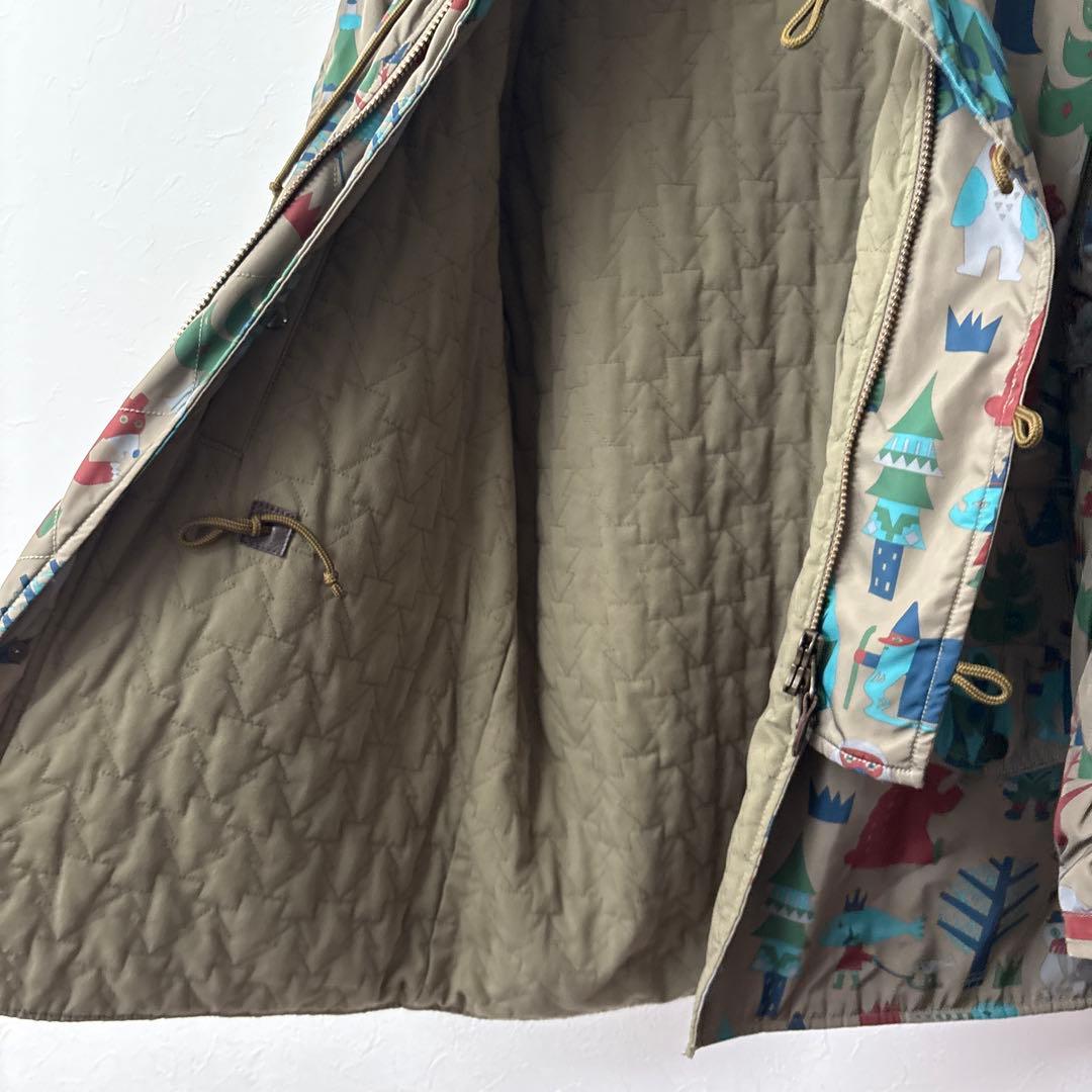 Ne-net ネネット絵本作家ツペラツペラさんとのコラボ もりのなかコート M