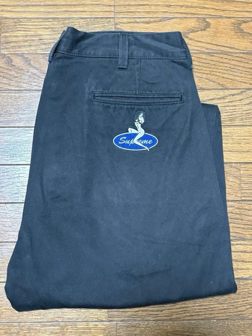 supreme Pin Up Chino Pants Black サイズ32