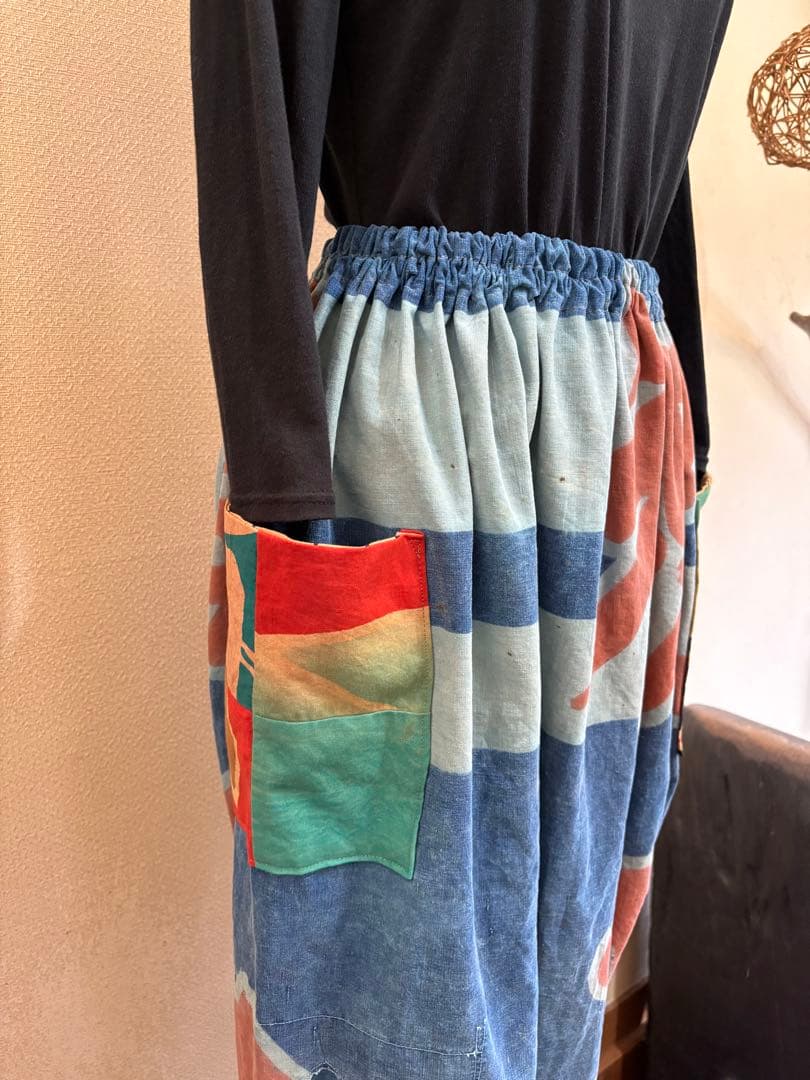 ビンテージ大漁旗　サルエルパンツと残り生地 ベティさま専用です。