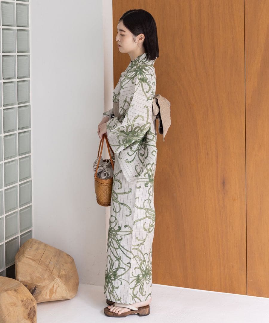 ［新品］浴衣・帯・下駄セット