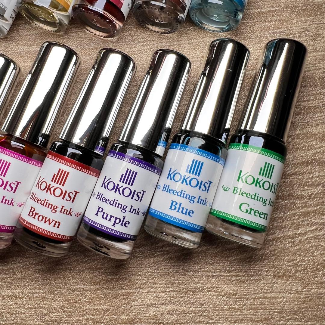 ココイストKOKOIST ブリーディングインク 15色セット