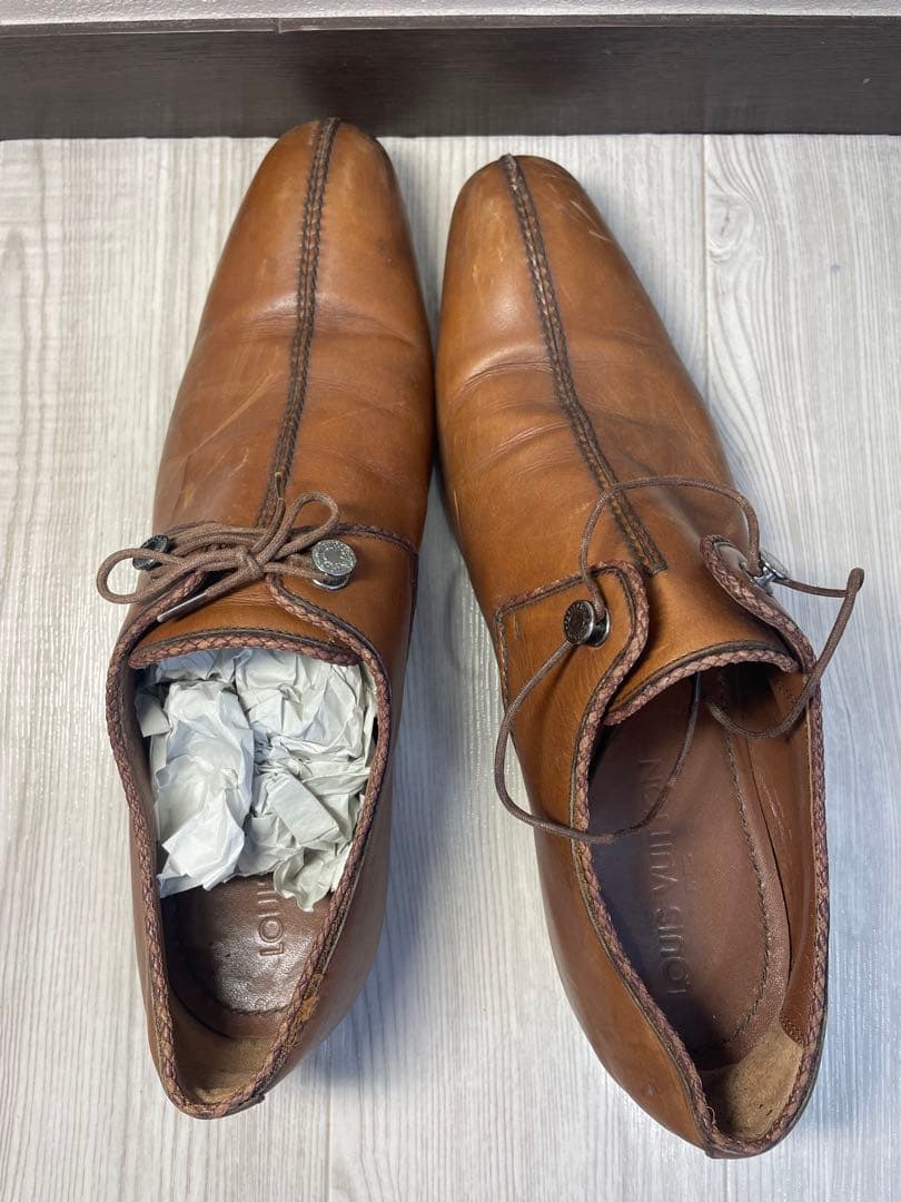 LOUIS VUITTON ルイヴィトン ド　レスシューズ ブラウン 本革靴 7