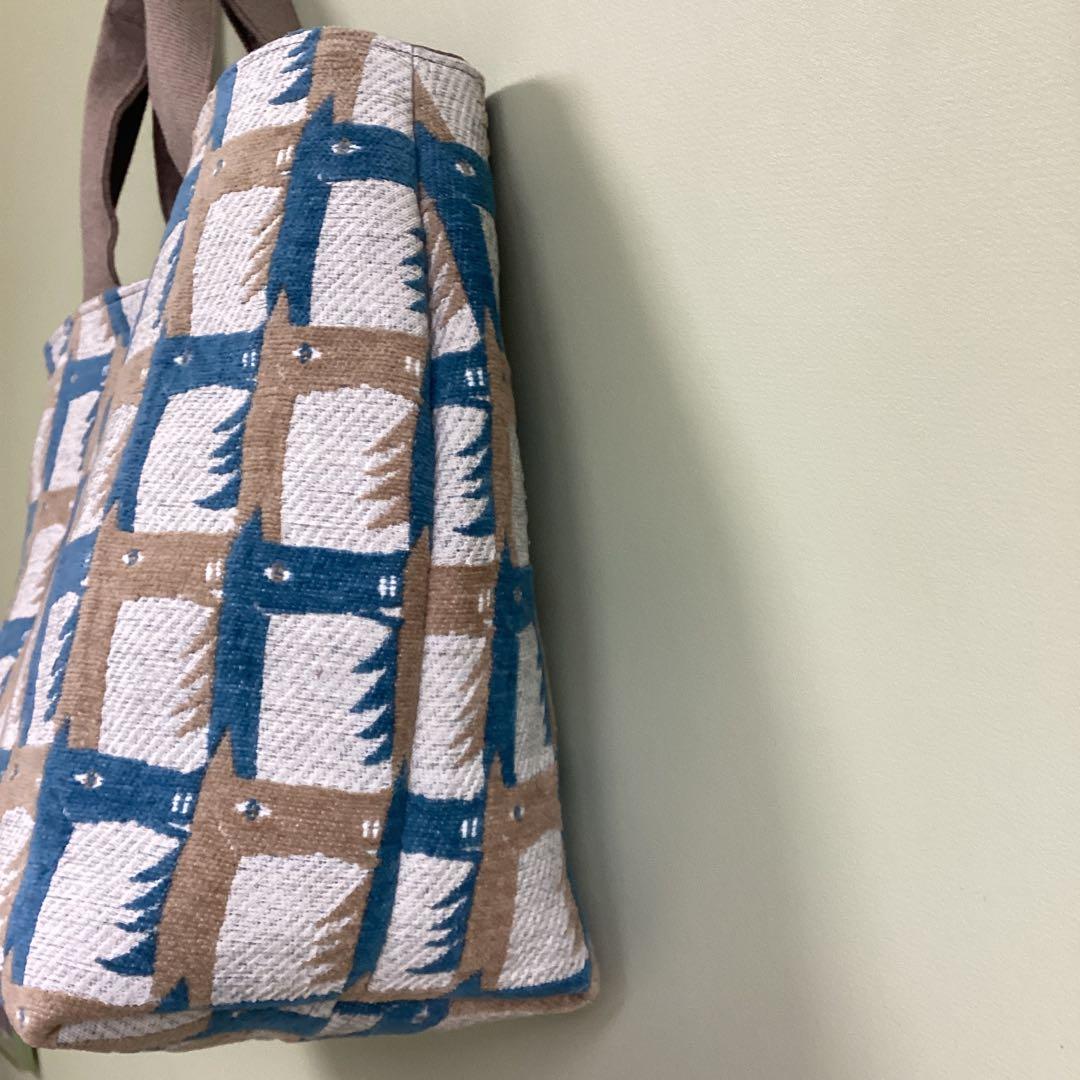 ミナペルホネンthoroughbred 大きめトートバッグ　ハンドメイド