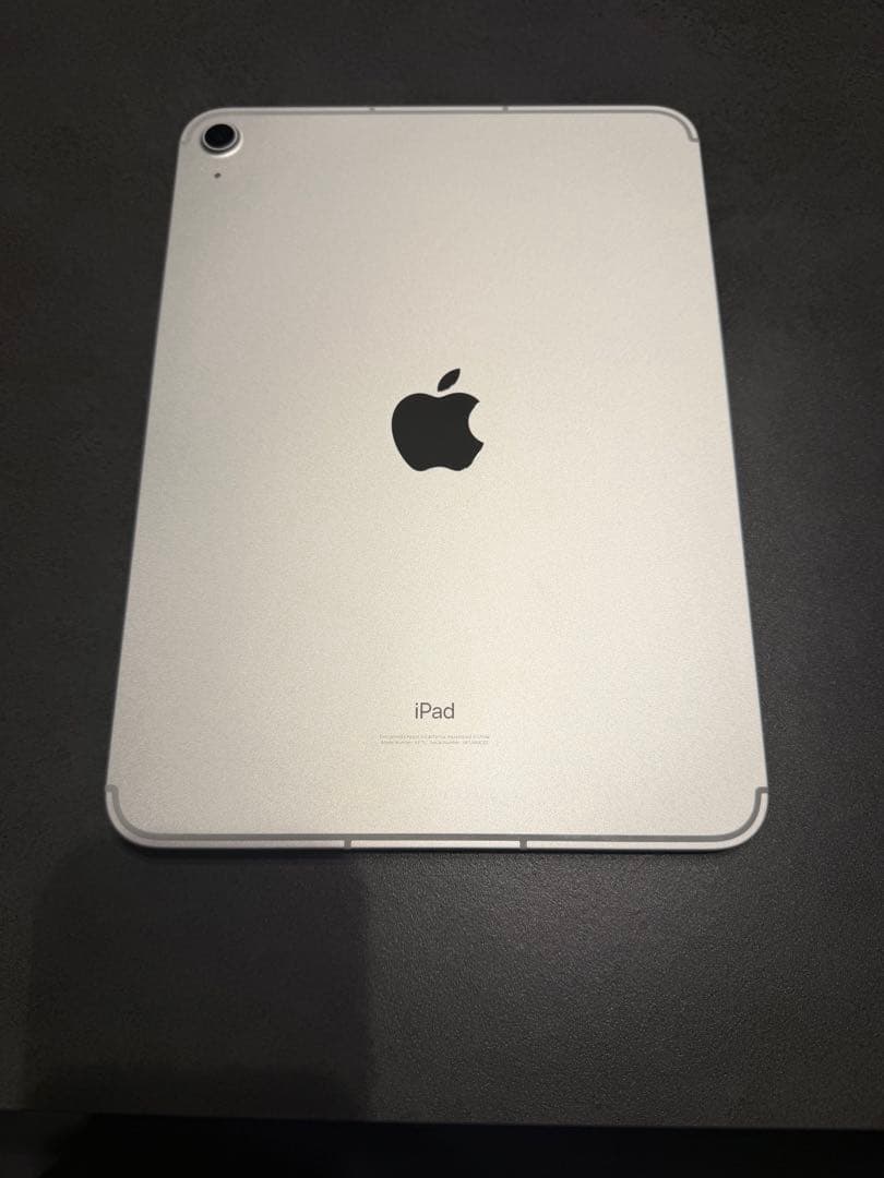 iPad 10世代シルバー　Wi-Fi+セルラーモデル （フィルム•ケース付き）