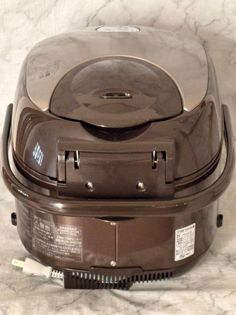 象印 炊飯器 1升 IH式 極め炊き 黒まる厚釜 NW-VA18-TA