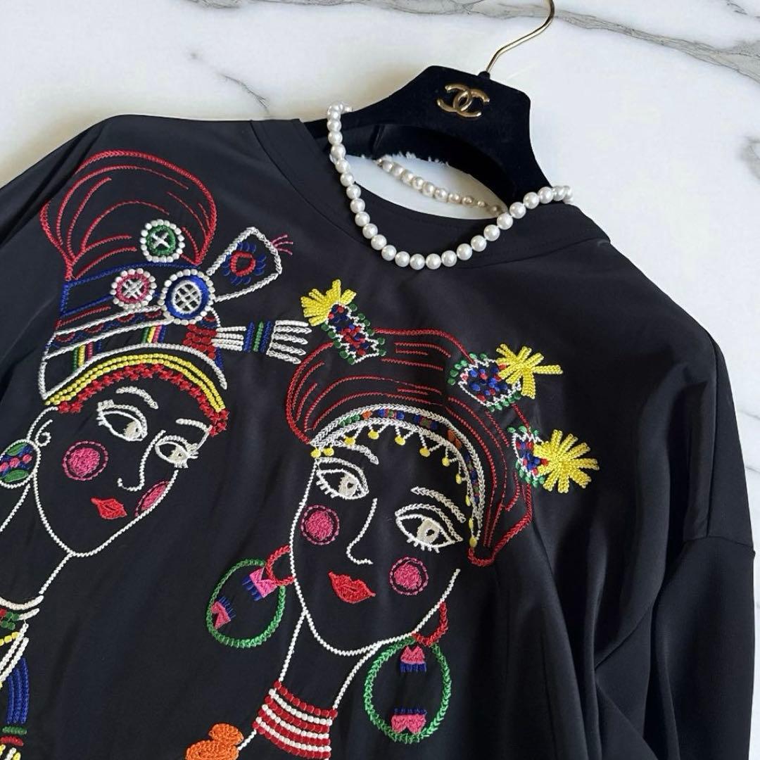 【入手困難】トクコプルミエヴォル ブルターニュ民族刺繍 チュニック 新品タグ付