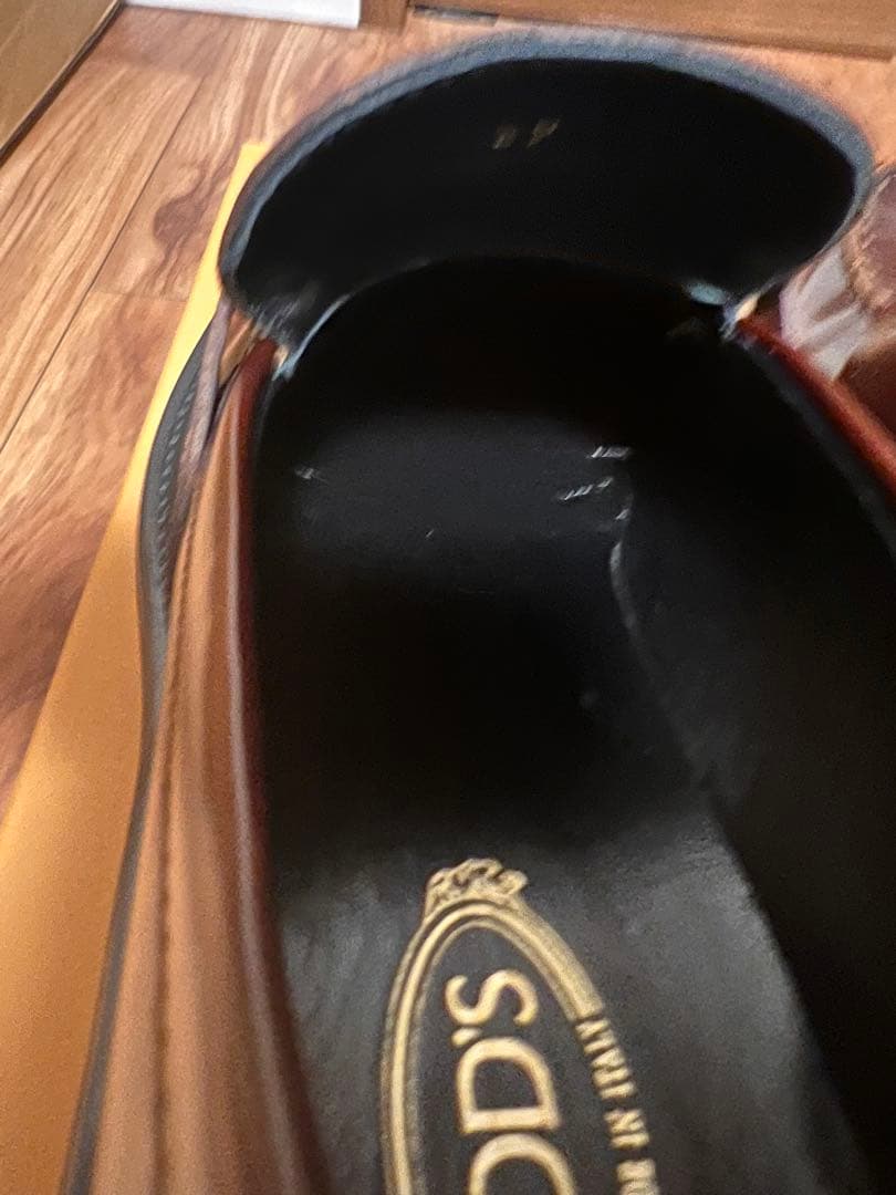 専用定価12万円ほぼ未使用TODS トッズ Tタイムレス 厚底ヒールローファー