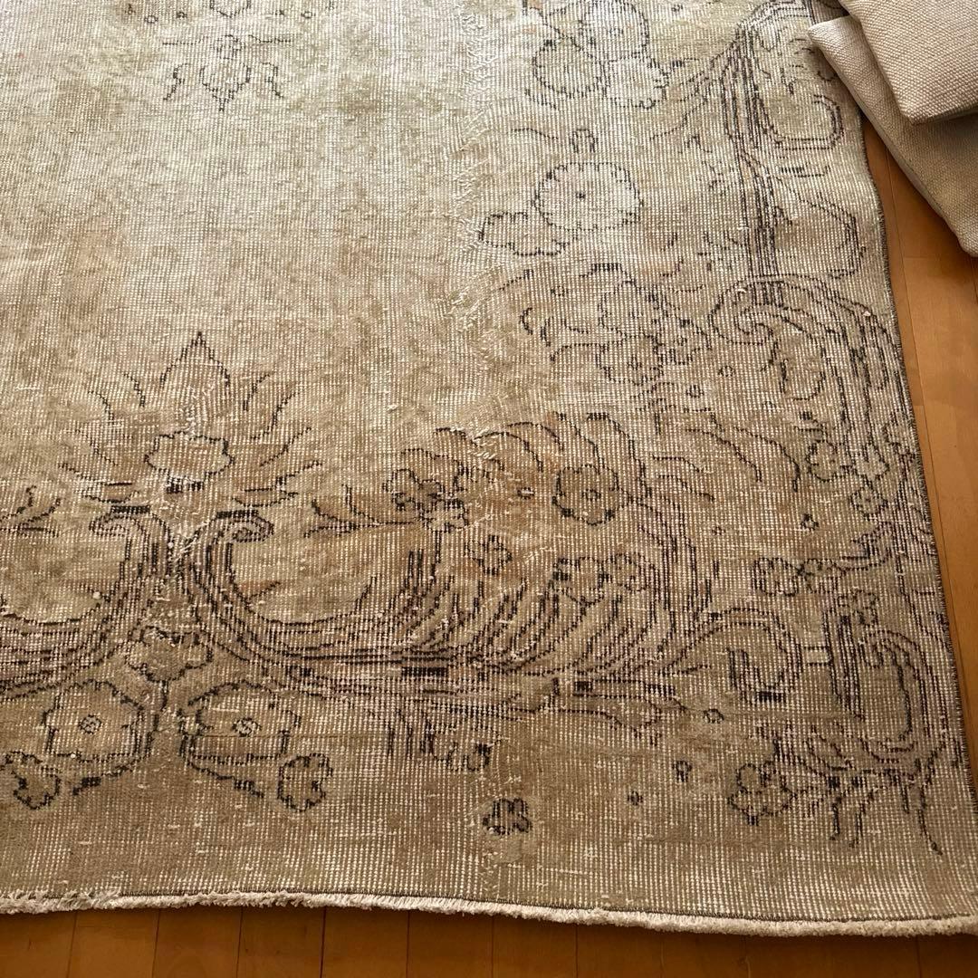 ショウちゃん　超大判150×277ナチュラルトルコヴィンテージラグ