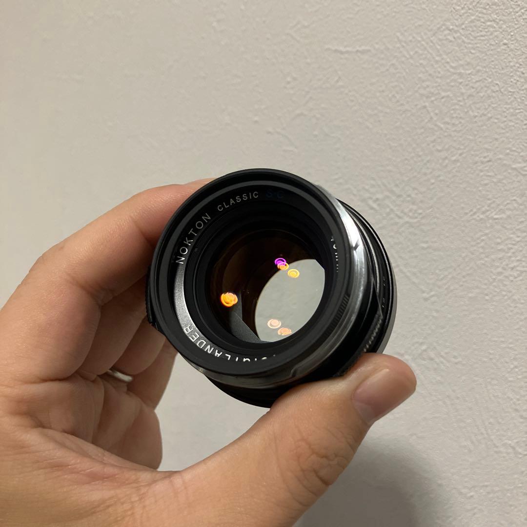 NOKTON Classic 40mm f1.4 + レンズフード
