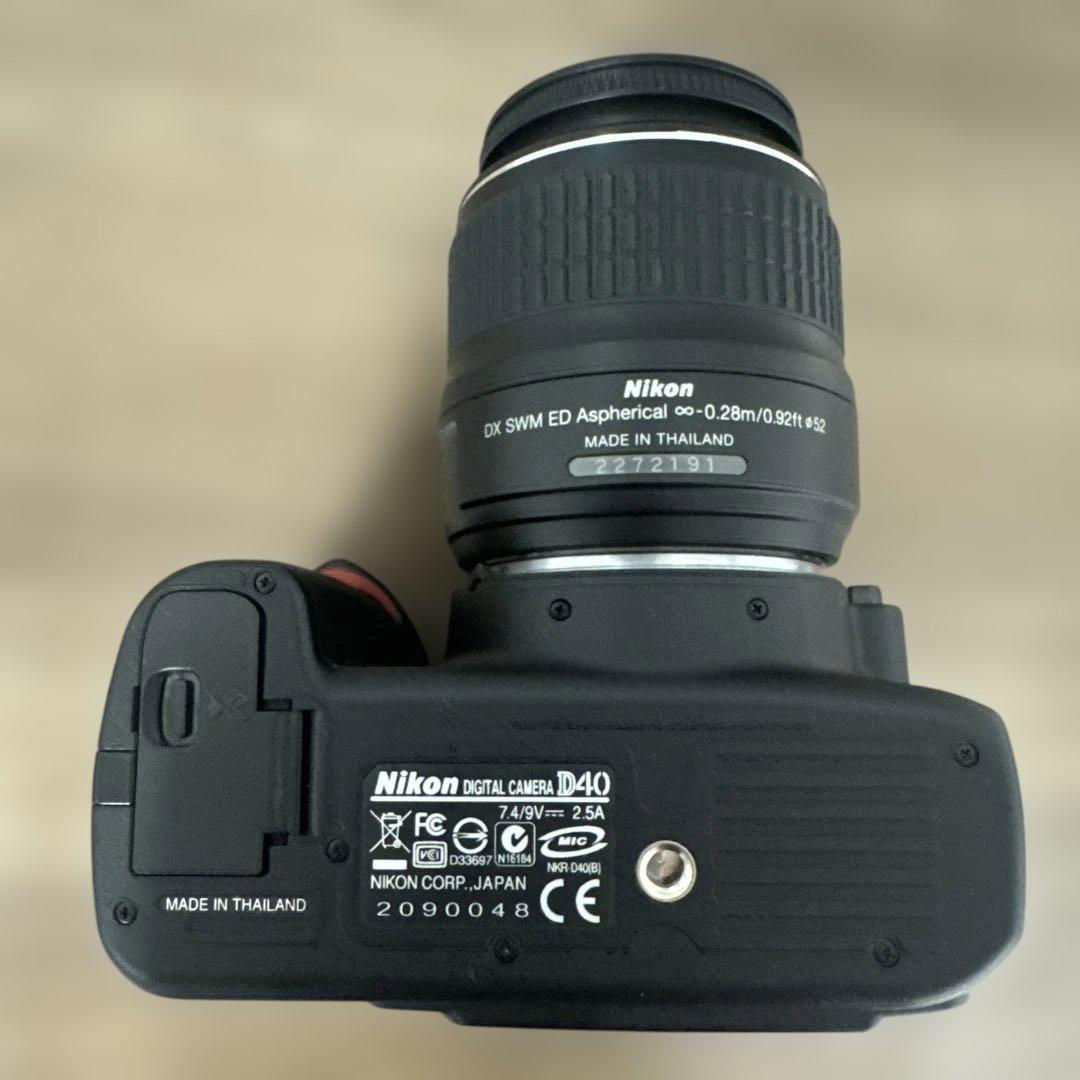 【動作確認済】NikonD40＋AF-S NIKKOR18-55mmレンズセット