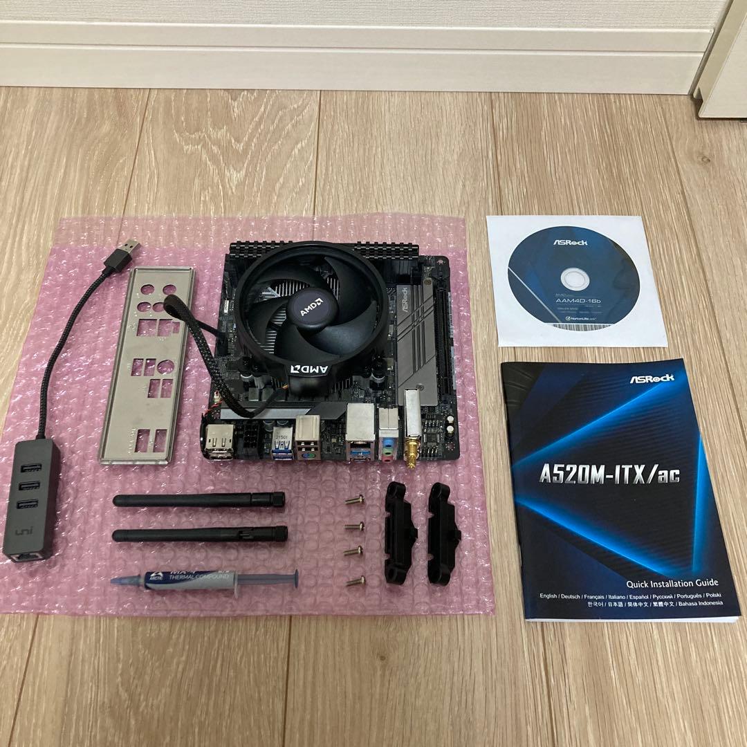 honu 様CPU・マザーボード(mini-ITX)・メモリのセット