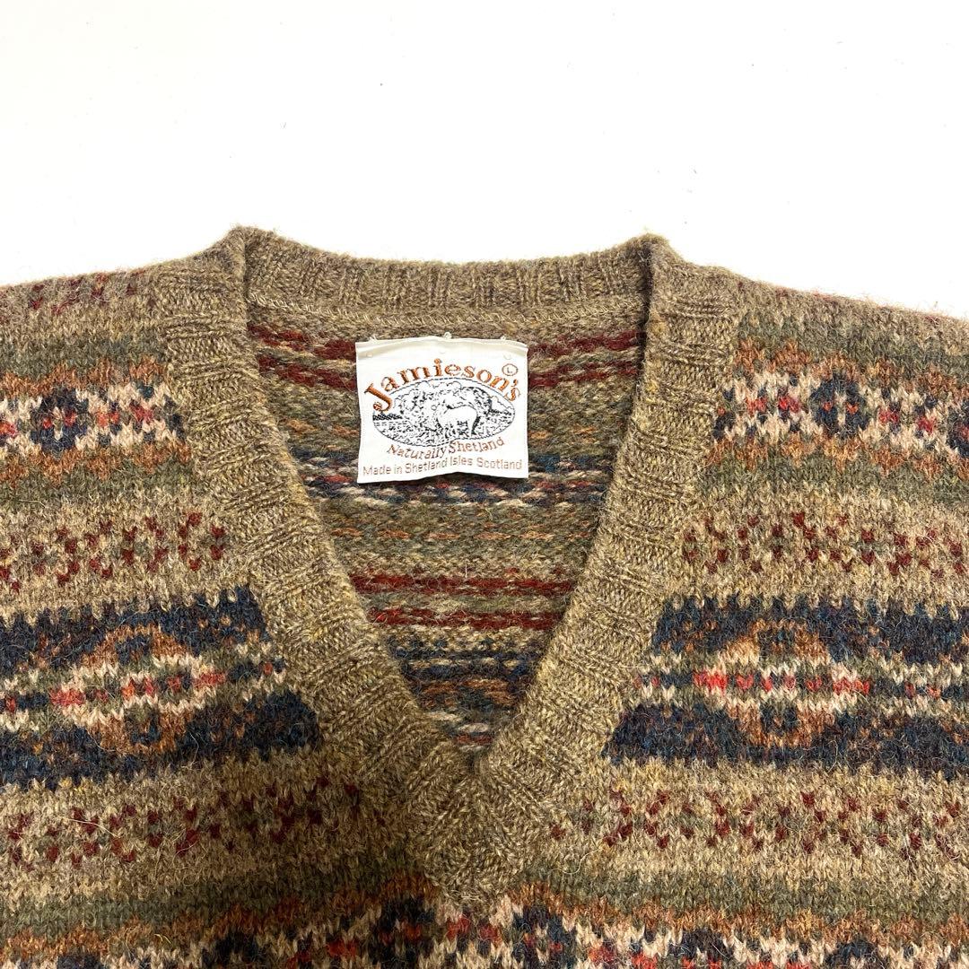 ジャミーソンズ　ニットベスト　Jamieson's