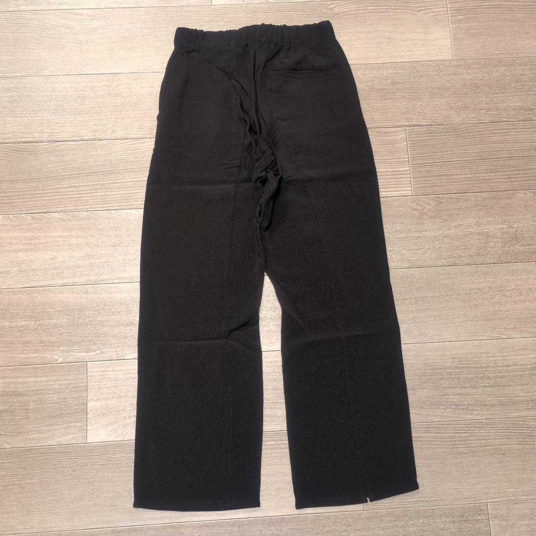 OVERCOAT 23SS レーヨンパンツ ブラック サイズ表記1