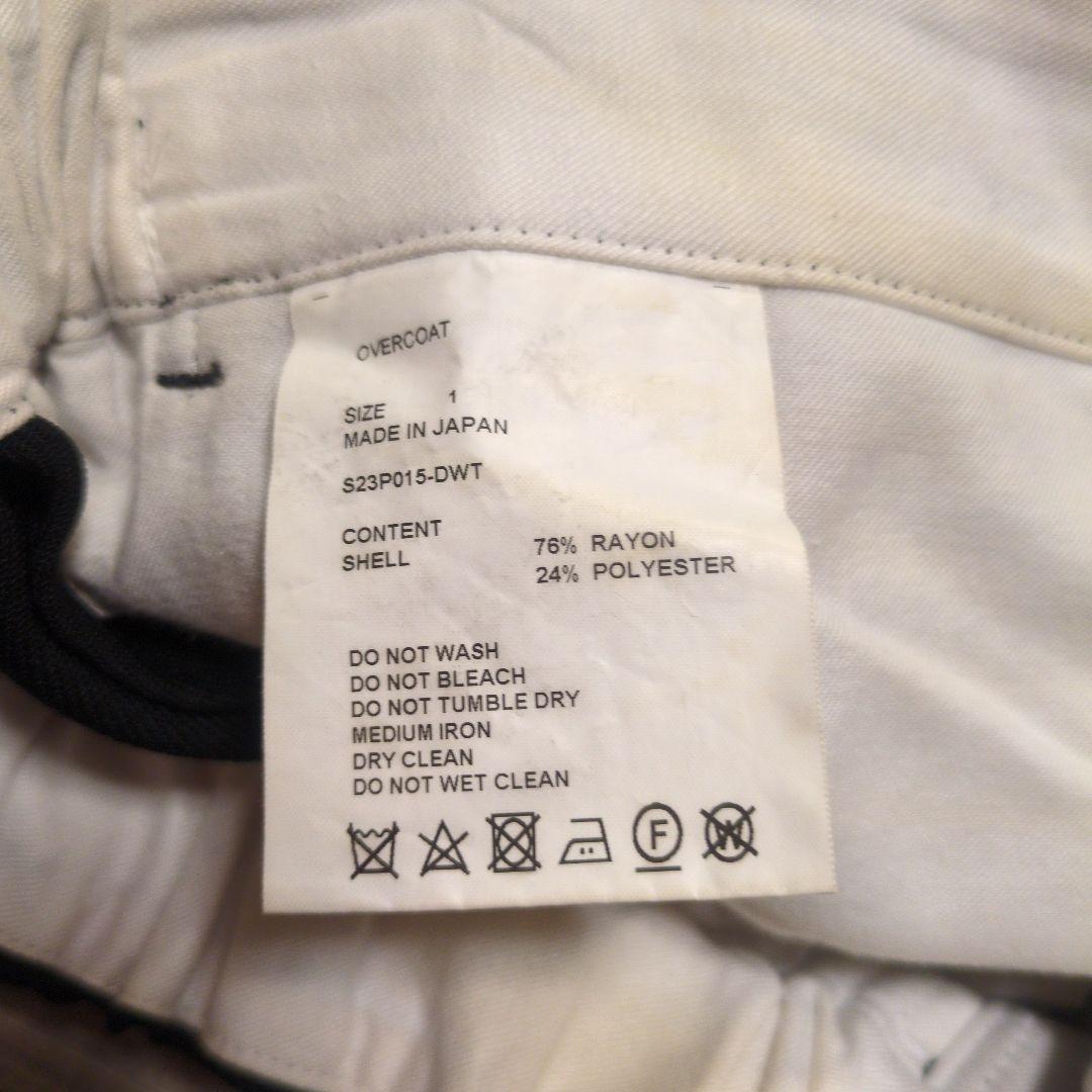 OVERCOAT 23SS レーヨンパンツ ブラック サイズ表記1