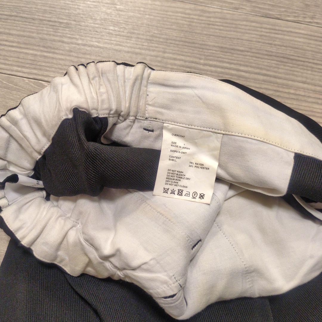 OVERCOAT 23SS レーヨンパンツ ブラック サイズ表記1