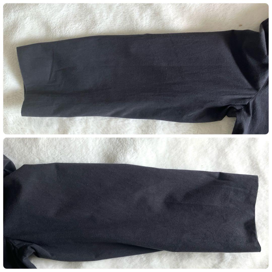 マーガレットハウエル 22SS コットンテーラードジャケット L ネイビーグレー