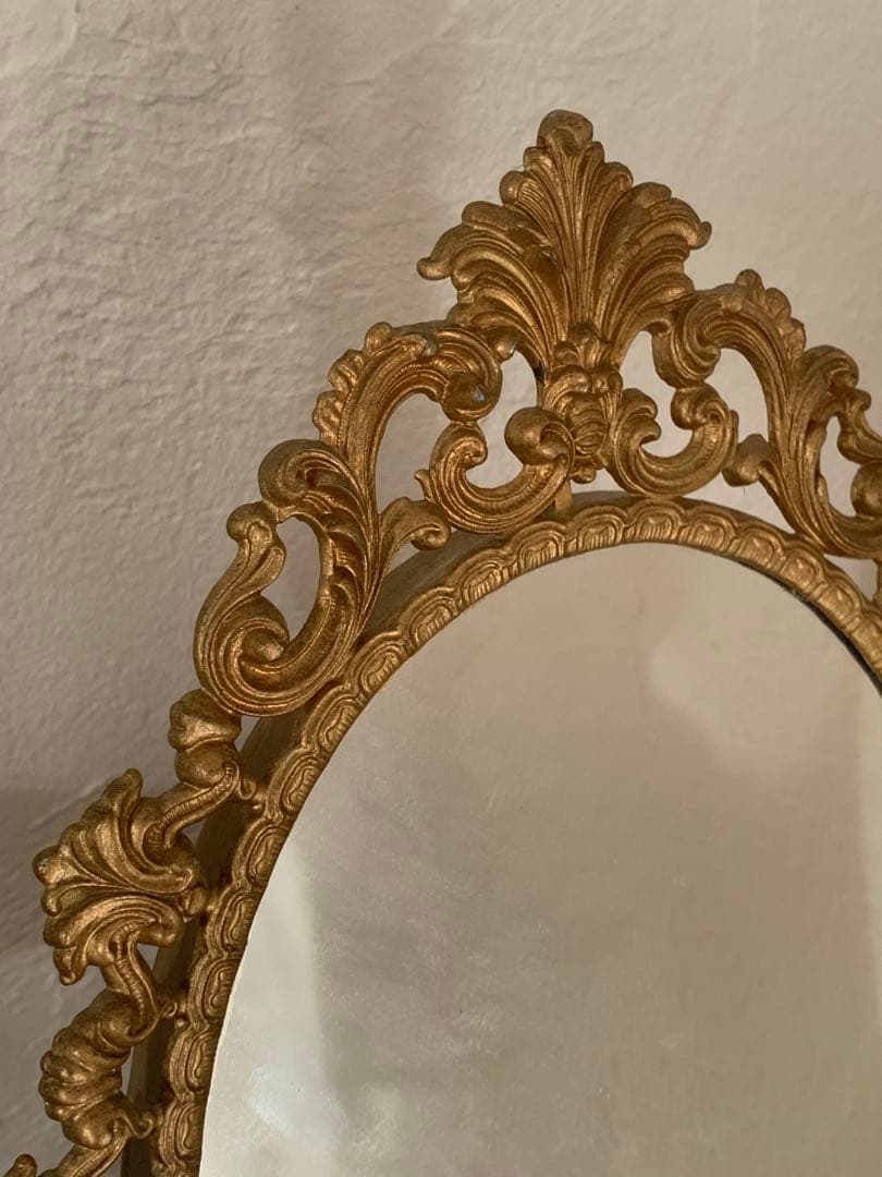 フランス　蚤の市　鏡　ブロカント