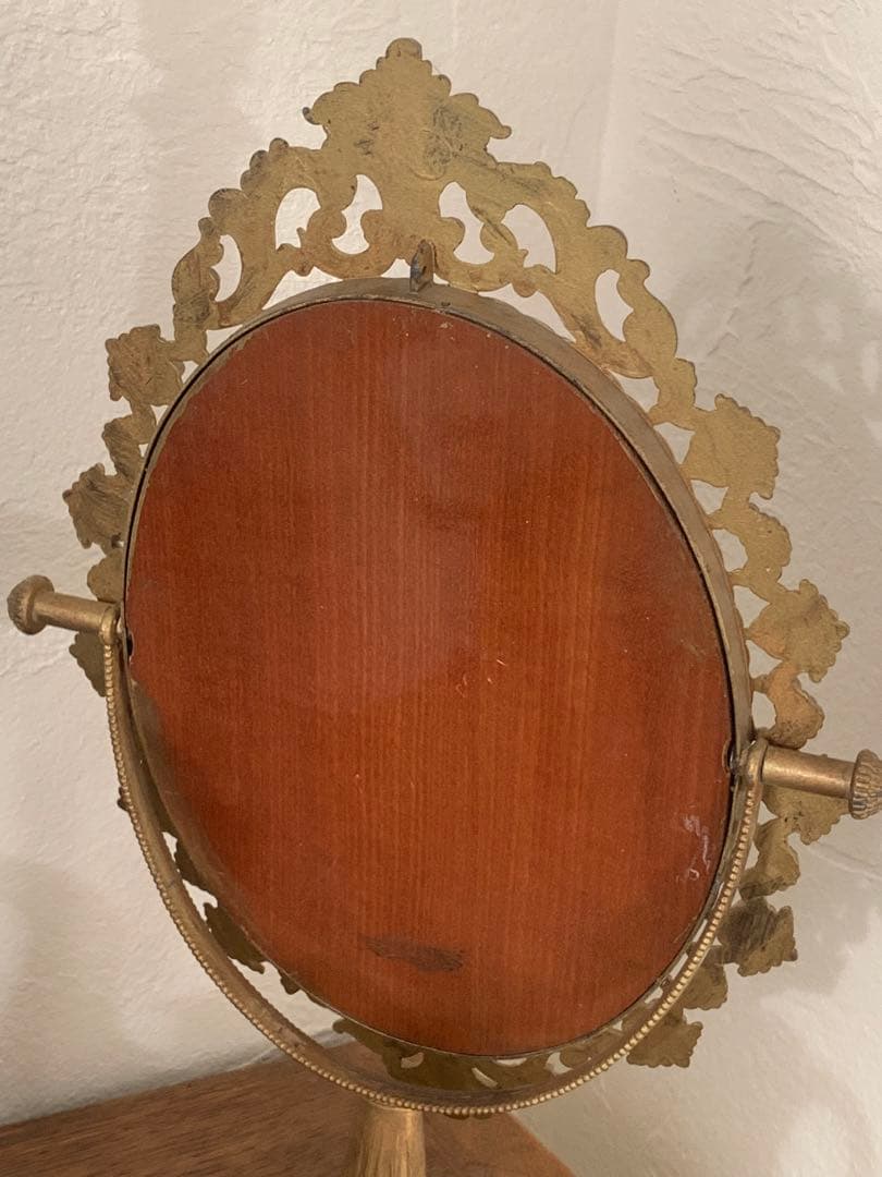 フランス　蚤の市　鏡　ブロカント