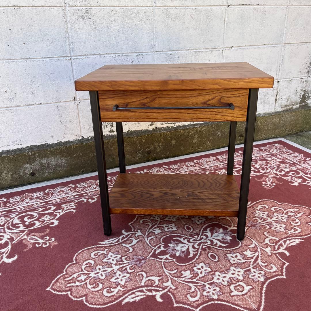 ACME アクメファニチャー◾️木製天板 エンドテーブル インダストリアル