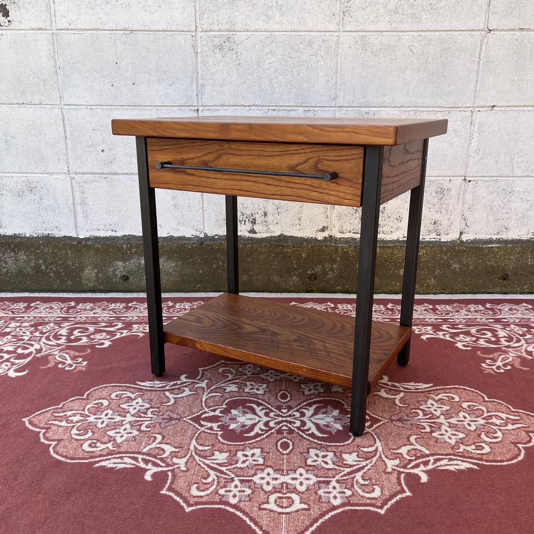 ACME アクメファニチャー◾️木製天板 エンドテーブル インダストリアル