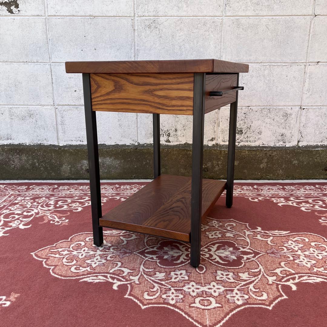 ACME アクメファニチャー◾️木製天板 エンドテーブル インダストリアル