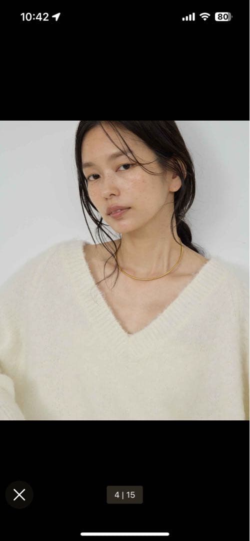 【公式サイト26,400円】ゴールド ラウンドチョーカー