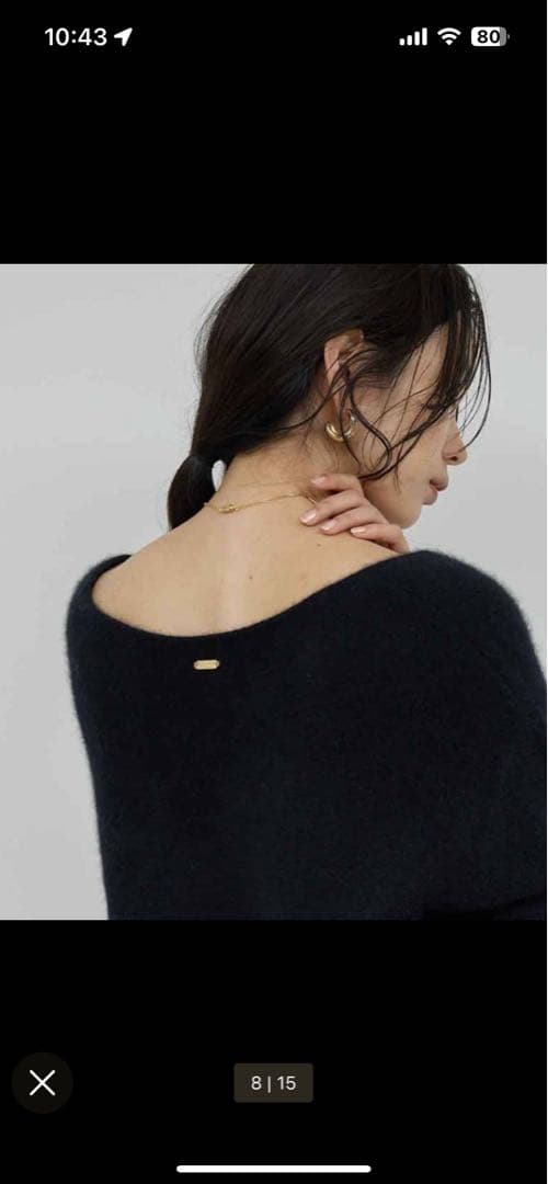 【公式サイト26,400円】ゴールド ラウンドチョーカー