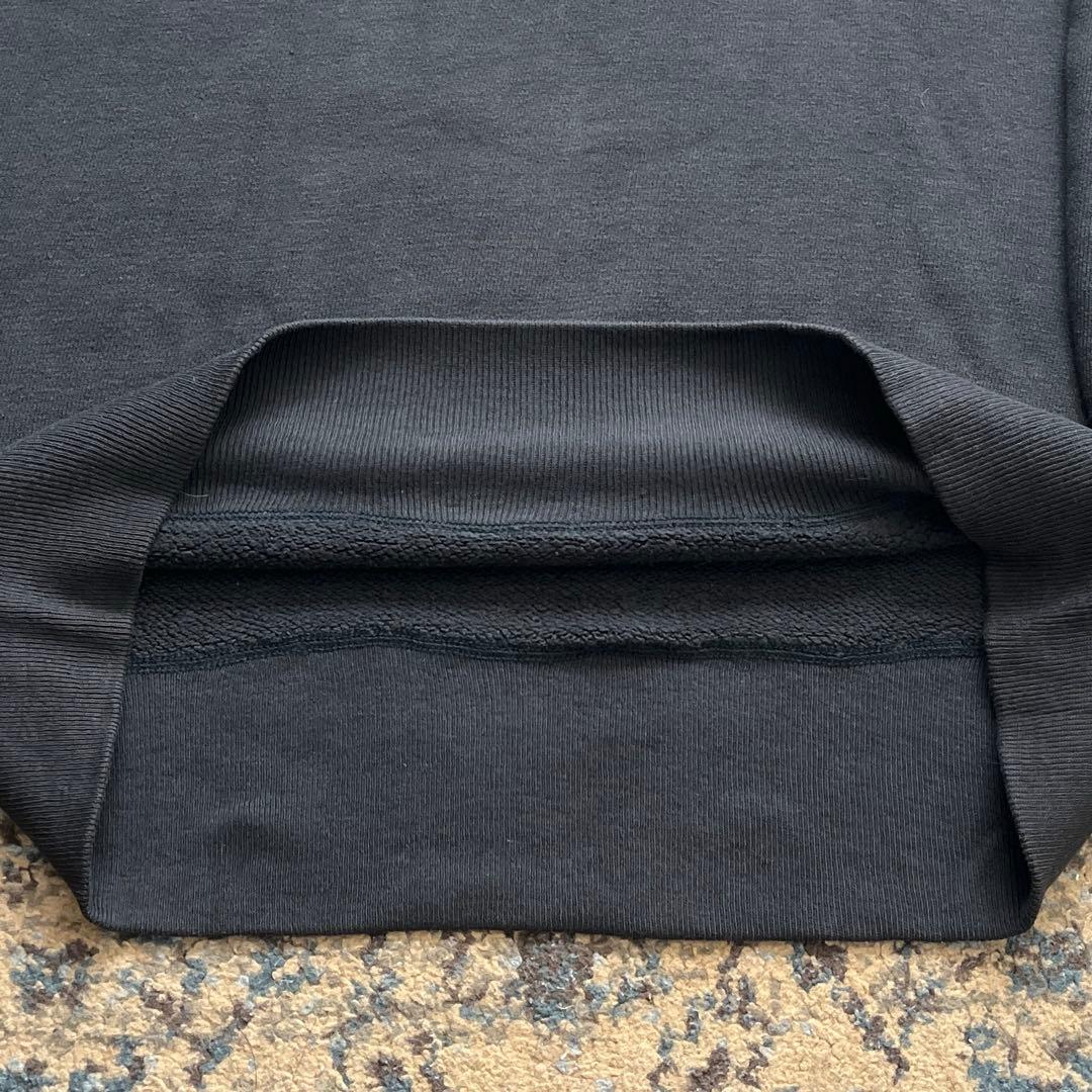 60s スウェット ブラック フロッキー カレッジ プリント 検 50s 40s