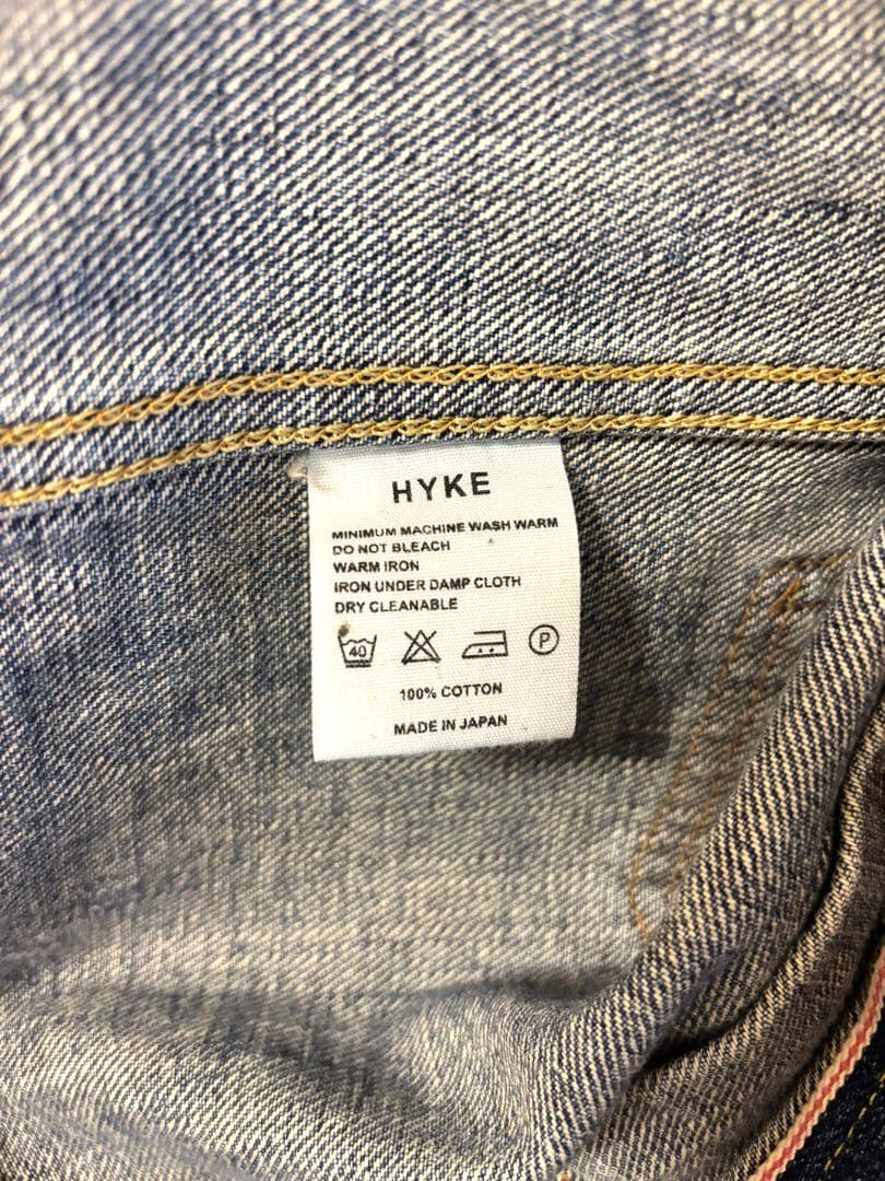 HYKE デニムジャケット　Type2 ブルー　L 極美品❣️