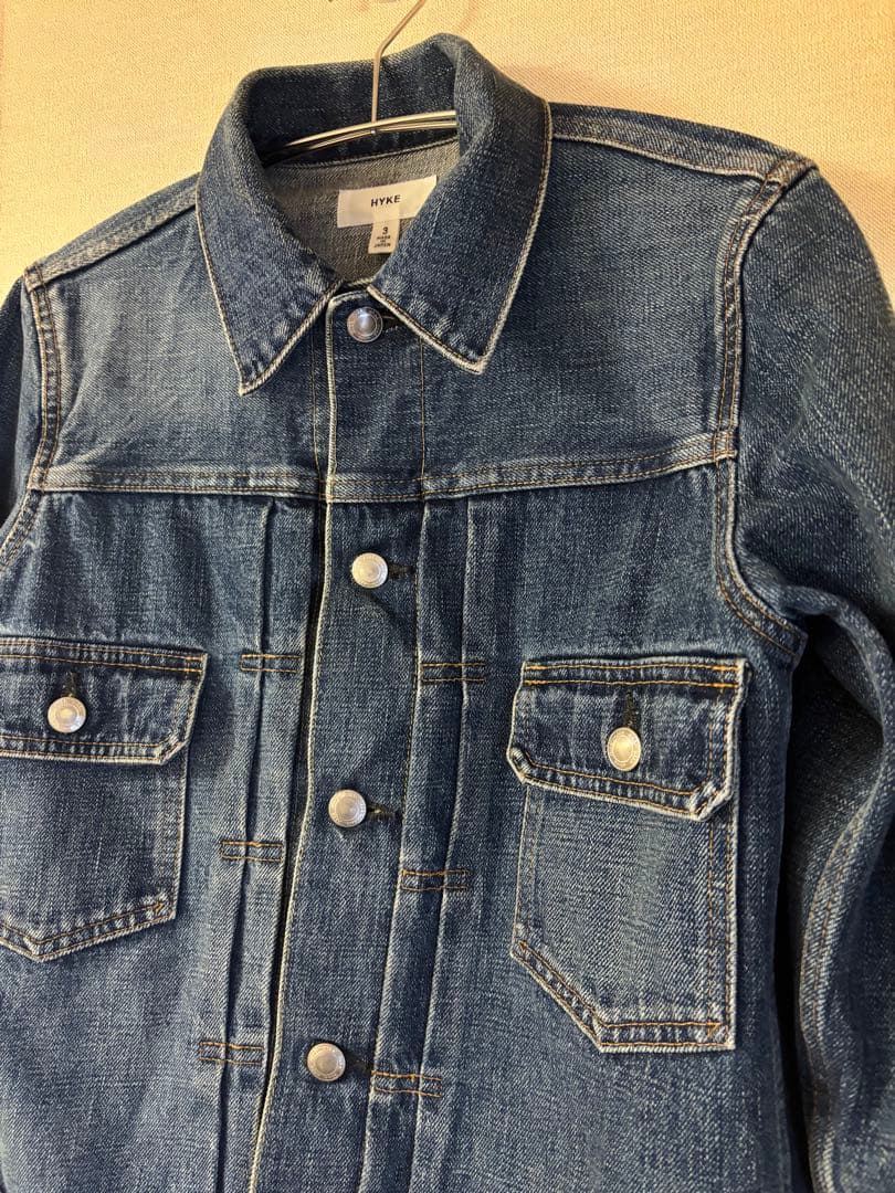 HYKE デニムジャケット　Type2 ブルー　L 極美品❣️