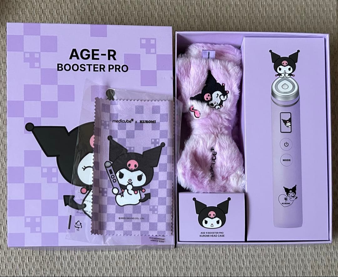 AGE-R BOOSTER PRO 美顔器 セット　クロミ