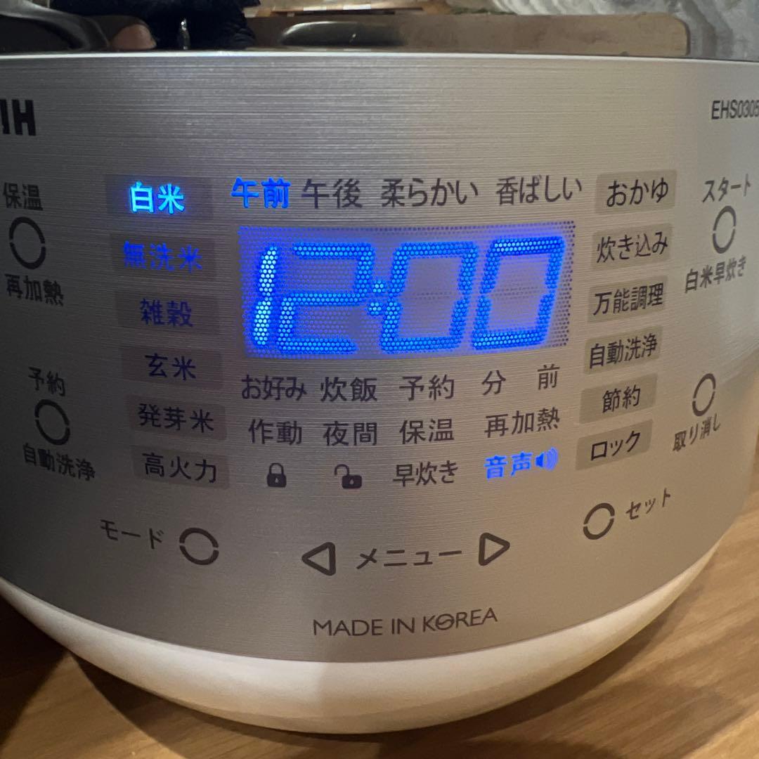 ★週末セール中 ★３合炊き★ 炊飯器 CUCKOO IH圧力釜