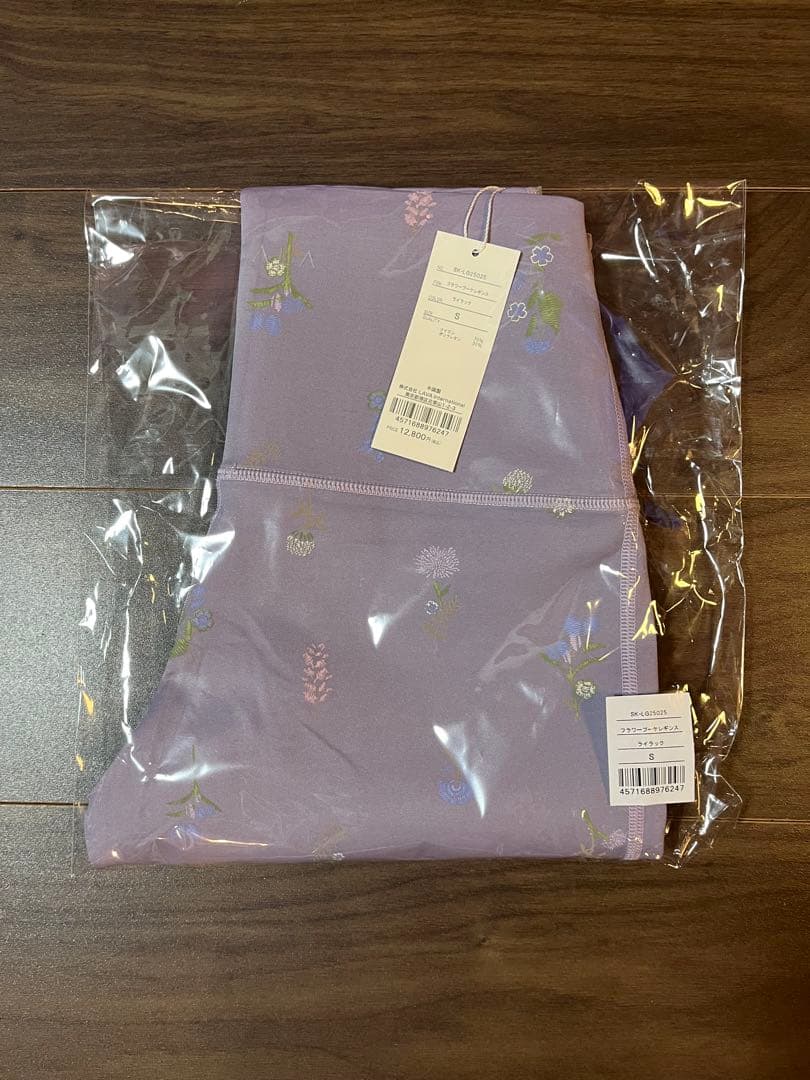 SUKALAフラワーブーケレギンスライラックS