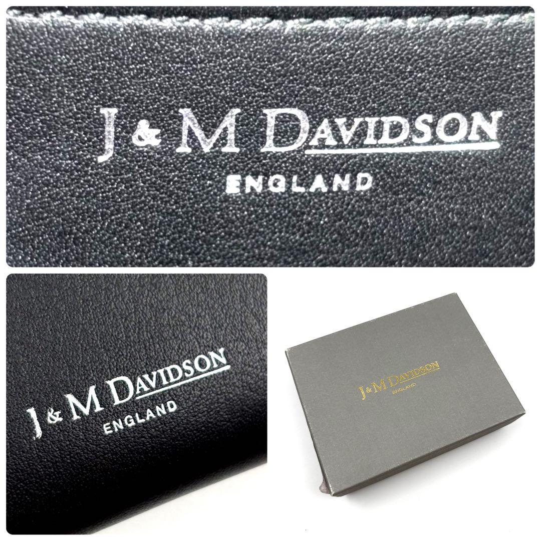 ✨新品・未使用✨　J&MDavidson ケース　スタッズ　ロゴ　ブラック