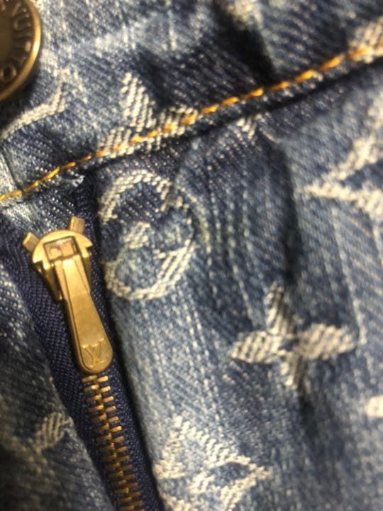 ルイヴィトン　モノグラムデニムパンツ#38