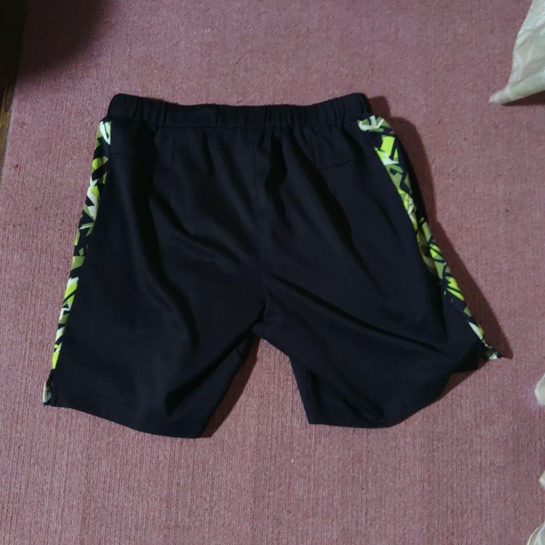 YONEX バドミントン用パンツ Lサイズ 黒/緑