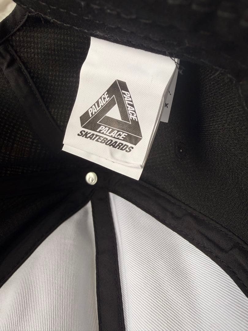 帽子 P 6-PANEL HOUNDSTOOTH WHITE