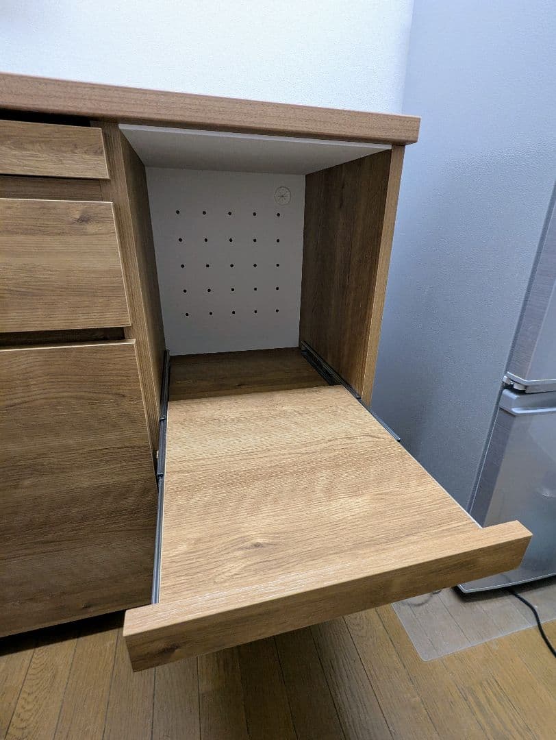 LOWYA 食器棚 シャビーナチュラル 幅120