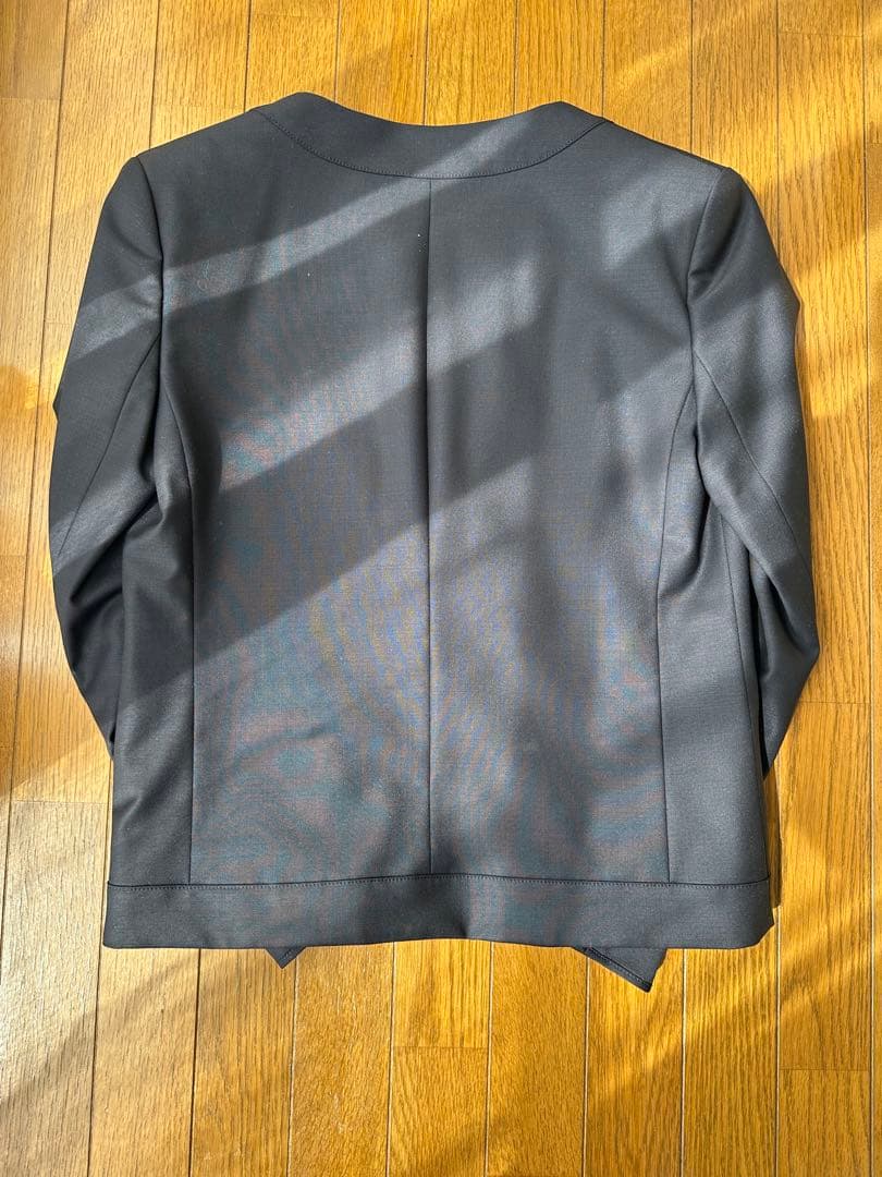 エグゼクティブ　ワンピース　ジャケット　セットアップ　36 ネイビー　紺