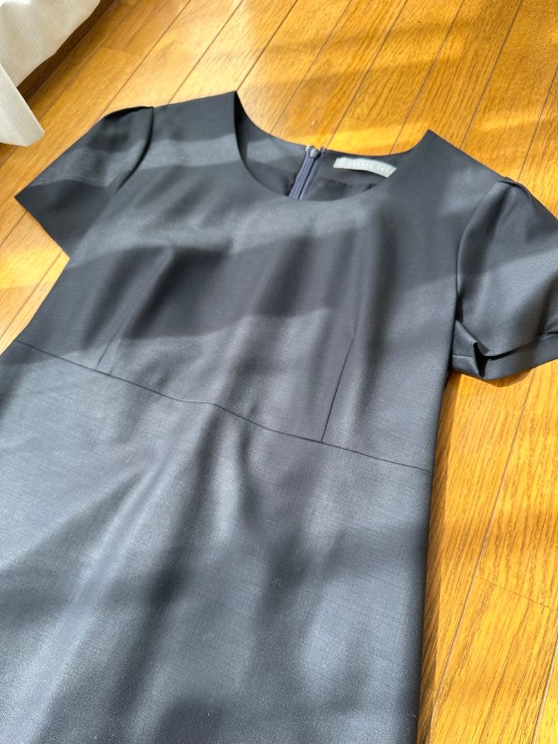 エグゼクティブ　ワンピース　ジャケット　セットアップ　36 ネイビー　紺