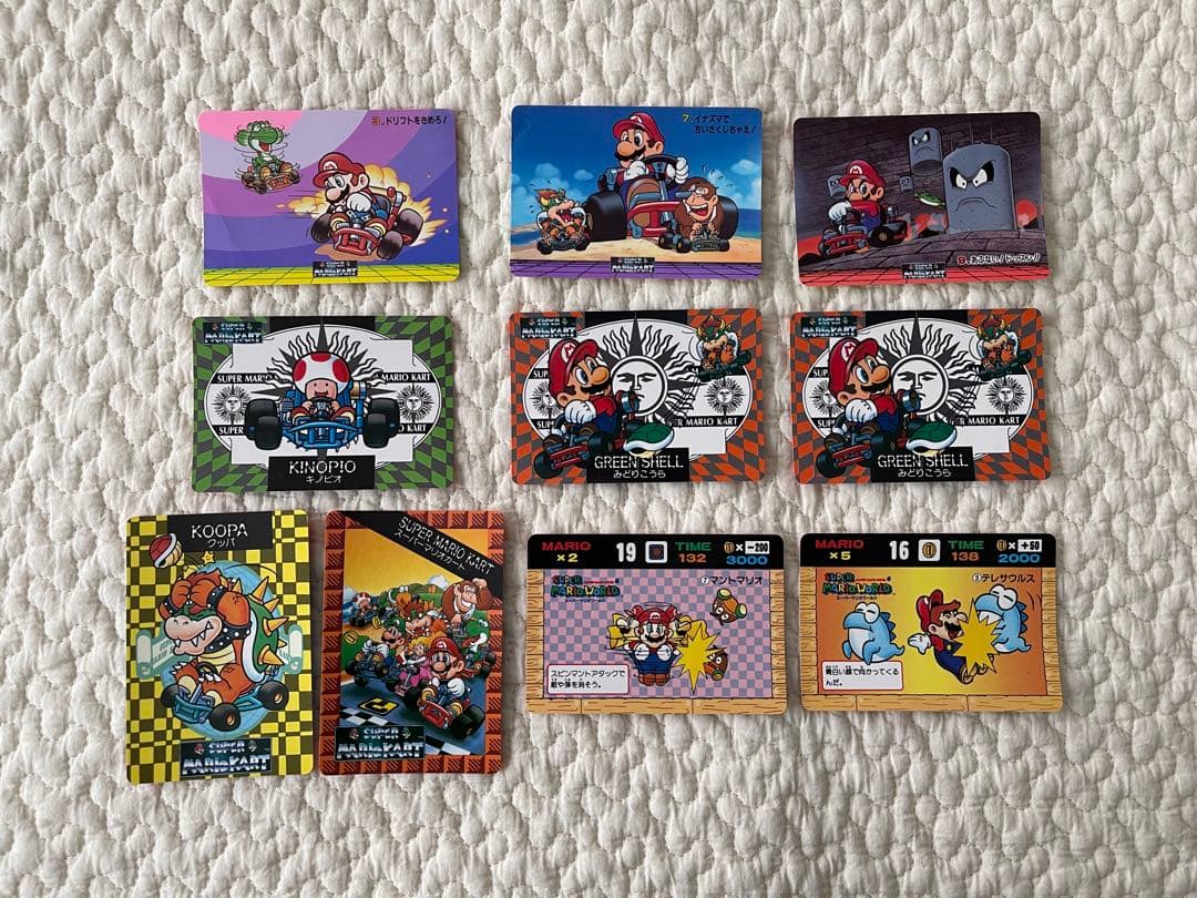 【激レア‼️】マリオ トレーディングカードセット 10枚 マリオカート