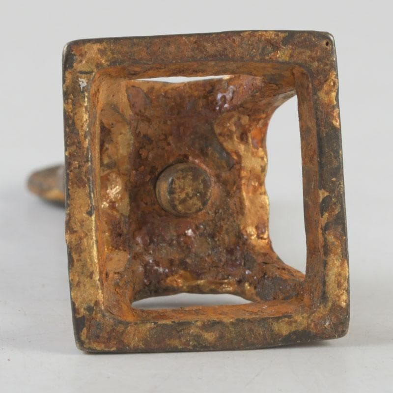 仏教美術　古銅鍍金　朝鮮仏　仏像　置物　V　9578