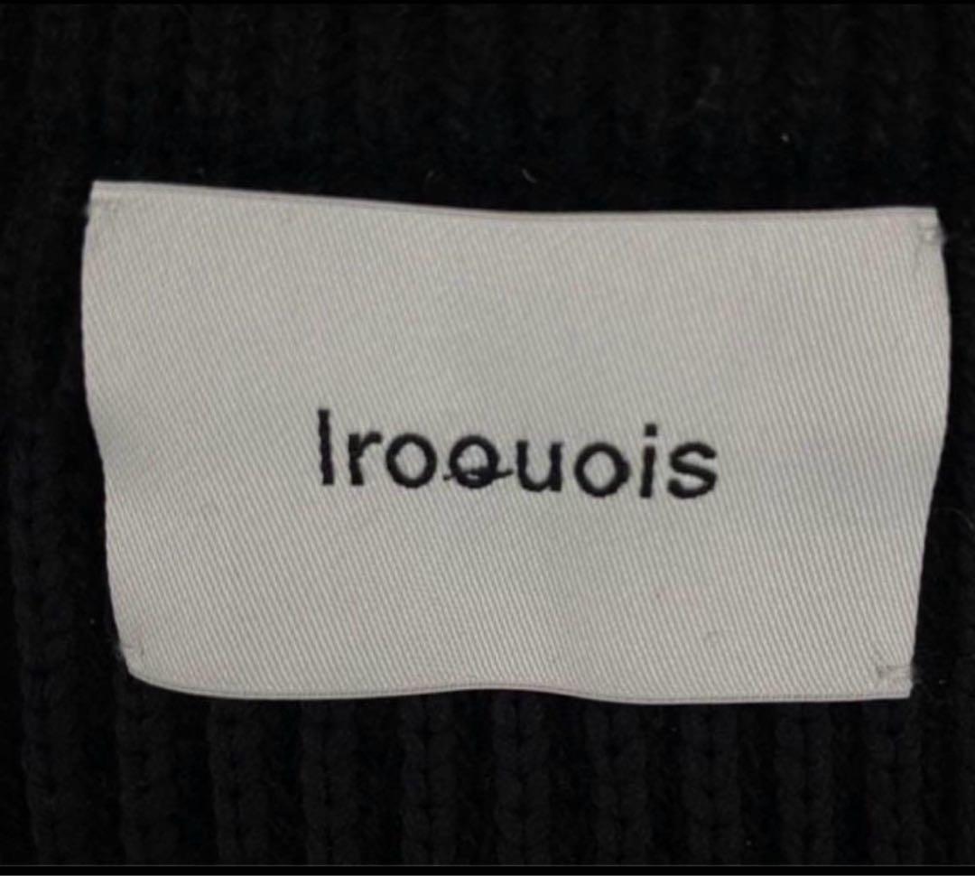 イロコイ TUCK BORDER COMBI KNIT 短丈 未使用タグ付き